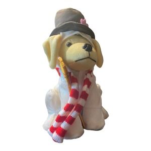Raising Canes Frosty the Snowman Plush Pup Christmas Stuffed Animal Dog Pup